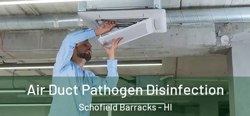  Air Duct Pathogen Disinfection Schofield Barracks - HI