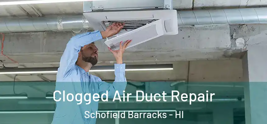  Clogged Air Duct Repair Schofield Barracks - HI