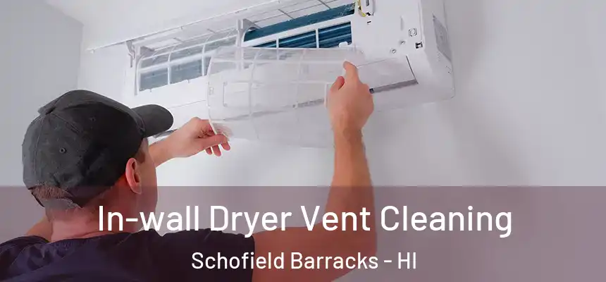  In-wall Dryer Vent Cleaning Schofield Barracks - HI