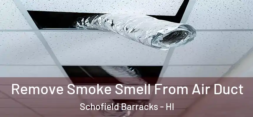  Remove Smoke Smell From Air Duct Schofield Barracks - HI