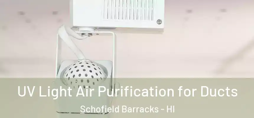  UV Light Air Purification for Ducts Schofield Barracks - HI