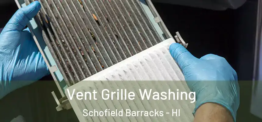  Vent Grille Washing Schofield Barracks - HI